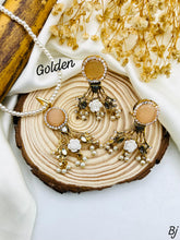 Fancy Beautiful Egyption Style Zircon Locket Set With Mala For Her😍