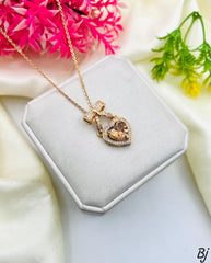 Fancy Beautiful Gold Plated Micro Zircon Work Pendants For Her😍😍