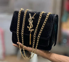 😻 Stylish crocodile ysl Long Chian Box For Girls😻