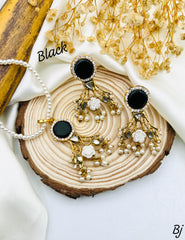 Fancy Beautiful Egyption Style Zircon Locket Set With Mala For Her😍