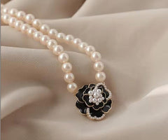 Fancy Beautiful Flower Pearls Mala For Her😍