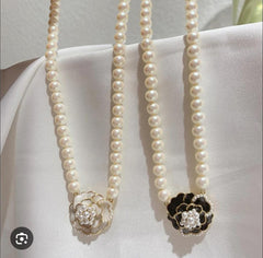 Fancy Beautiful Flower Pearls Mala For Her😍