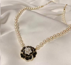 Fancy Beautiful Flower Pearls Mala For Her😍