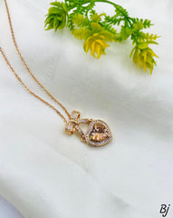 Fancy Beautiful Gold Plated Micro Zircon Work Pendants For Her😍😍