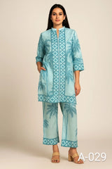 2 piece Swiss Lawn Digital Printed Suiting