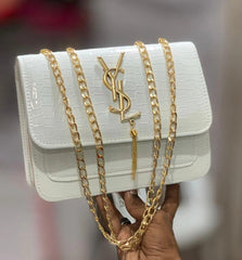 😻 Stylish crocodile ysl Long Chian Box For Girls😻