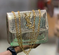 😻 Stylish crocodile ysl Long Chian Box For Girls😻