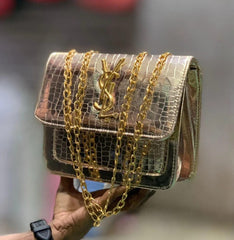 😻 Stylish crocodile ysl Long Chian Box For Girls😻