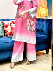 2 Piece Swiss Lawn Digital Printed Suit