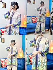 2 Piece Swiss Lawn Digital Printed Suit