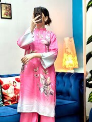 2 Piece Swiss Lawn Digital Printed Suit