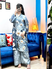 2 Piece Swiss Lawn Digital Printed Suit