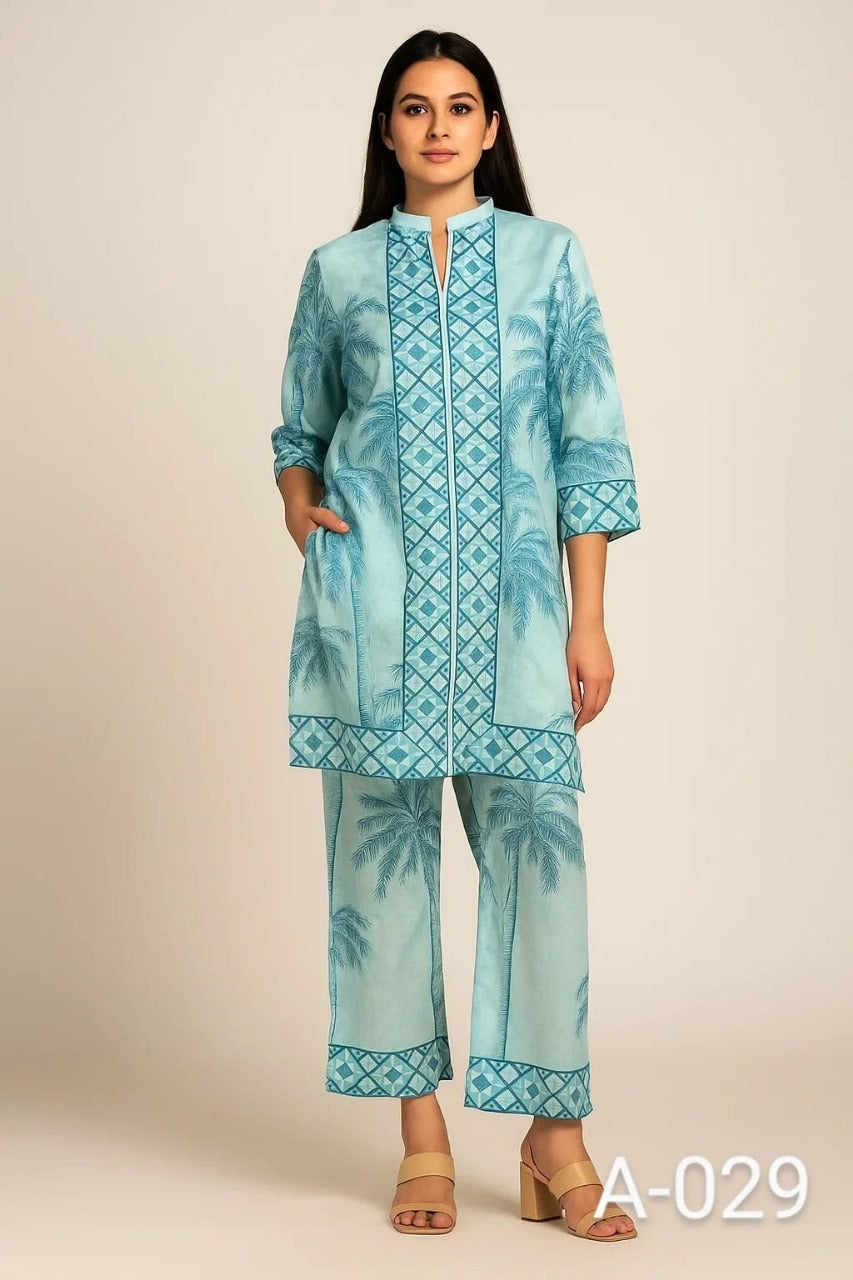 2 piece Swiss Lawn Digital Printed Suiting