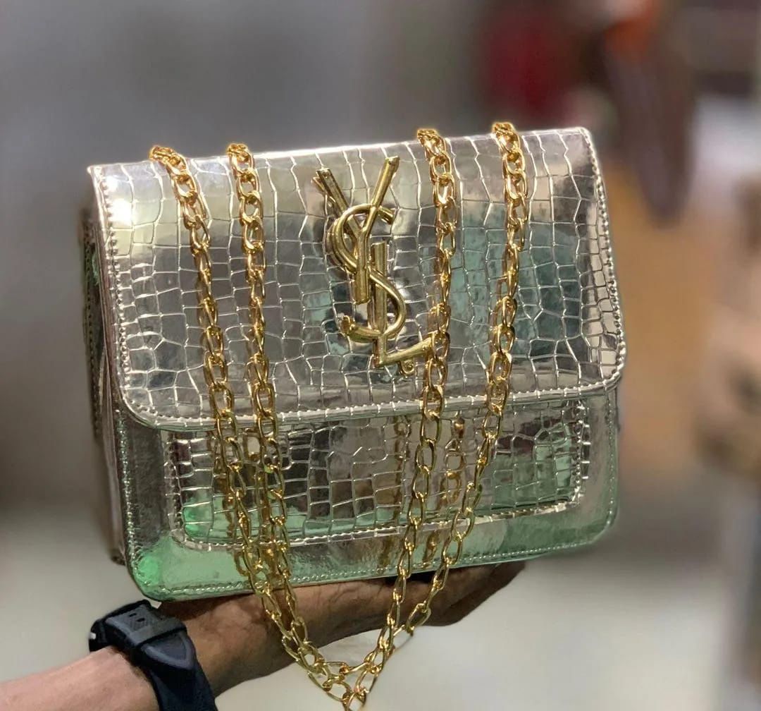 😻 Stylish crocodile ysl Long Chian Box For Girls😻